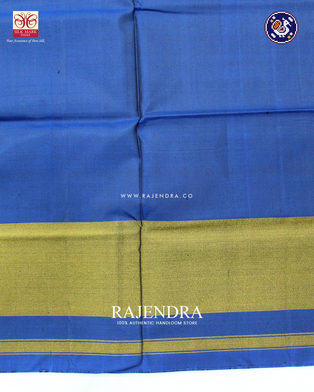 Traditional Sakali Design Blue Rajkot Patola Saree