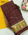 Traditional Sakali Design Maroon Single Ikat Rajkot Patola Saree