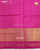Traditional Sakali Design Pink and White Single Ikat Rajkot Patola Saree
