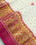 Traditional Sakali Design Pink and White Single Ikat Rajkot Patola Saree