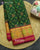 Traditional Chabadi Pink and Green Single Ikat Rajkot Patola Saree
