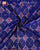 Traditional Chanda Bhat Red and Blue Single Ikat Rajkot Patola Saree