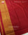 Traditional Chanda Bhat Red and Blue Single Ikat Rajkot Patola Saree