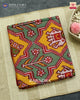 Exclusive Star Design Red and Yellow Ikat Rajkot Patola Saree