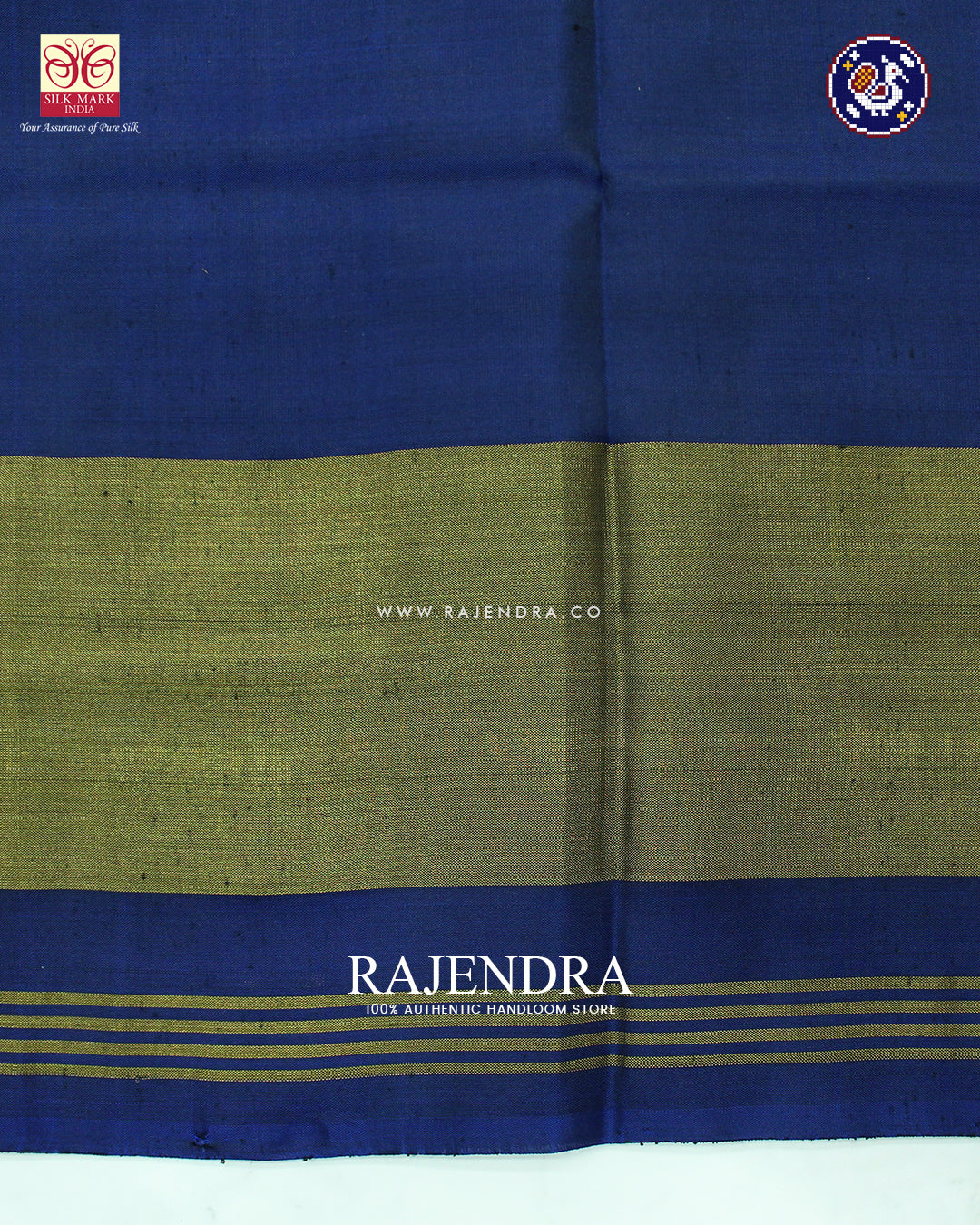Exclusive Flower Design Pink and Blue Rajkot Patola Saree