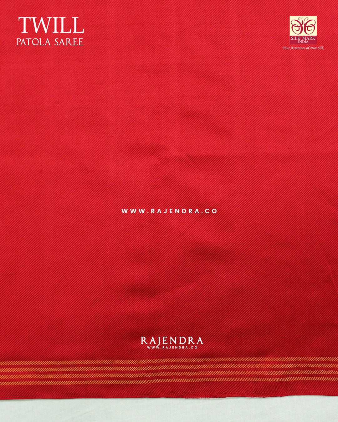 Exclusive 9 Figure Twill Ikat Rajkot Patola Saree