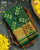 Exclusive Zari Butta Fancy Design Green Single Ikat Rajkot Patola Saree