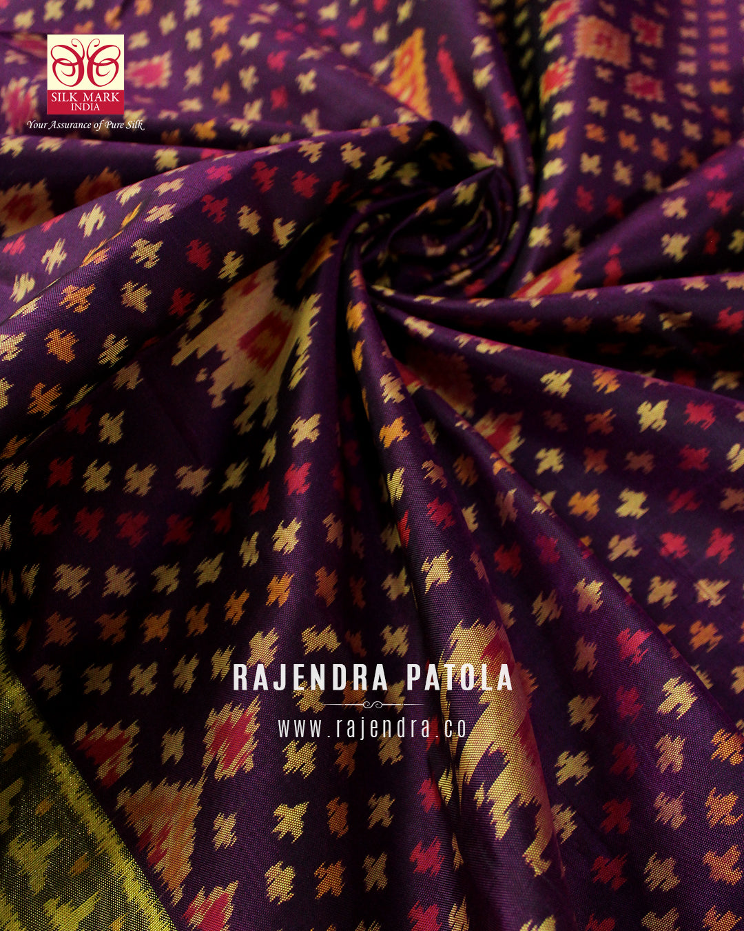 Traditional Hathi Popat Bandhani Bhat Rajkot Patola Saree