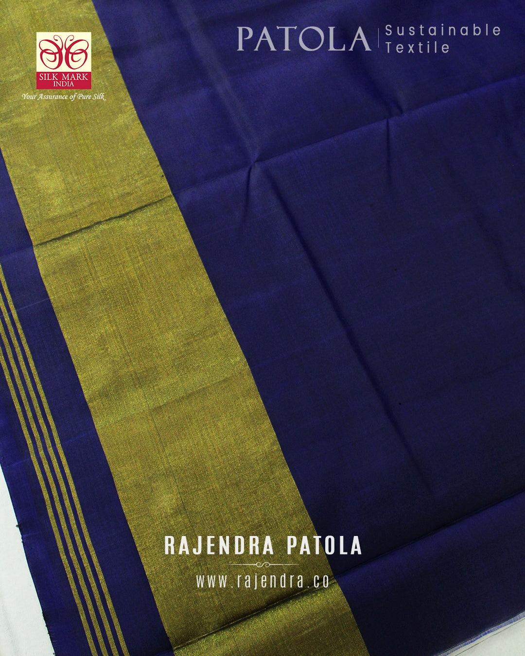 Traditional Hathi Popat Dana Bhat Single Ikat Rajkot Patola Saree