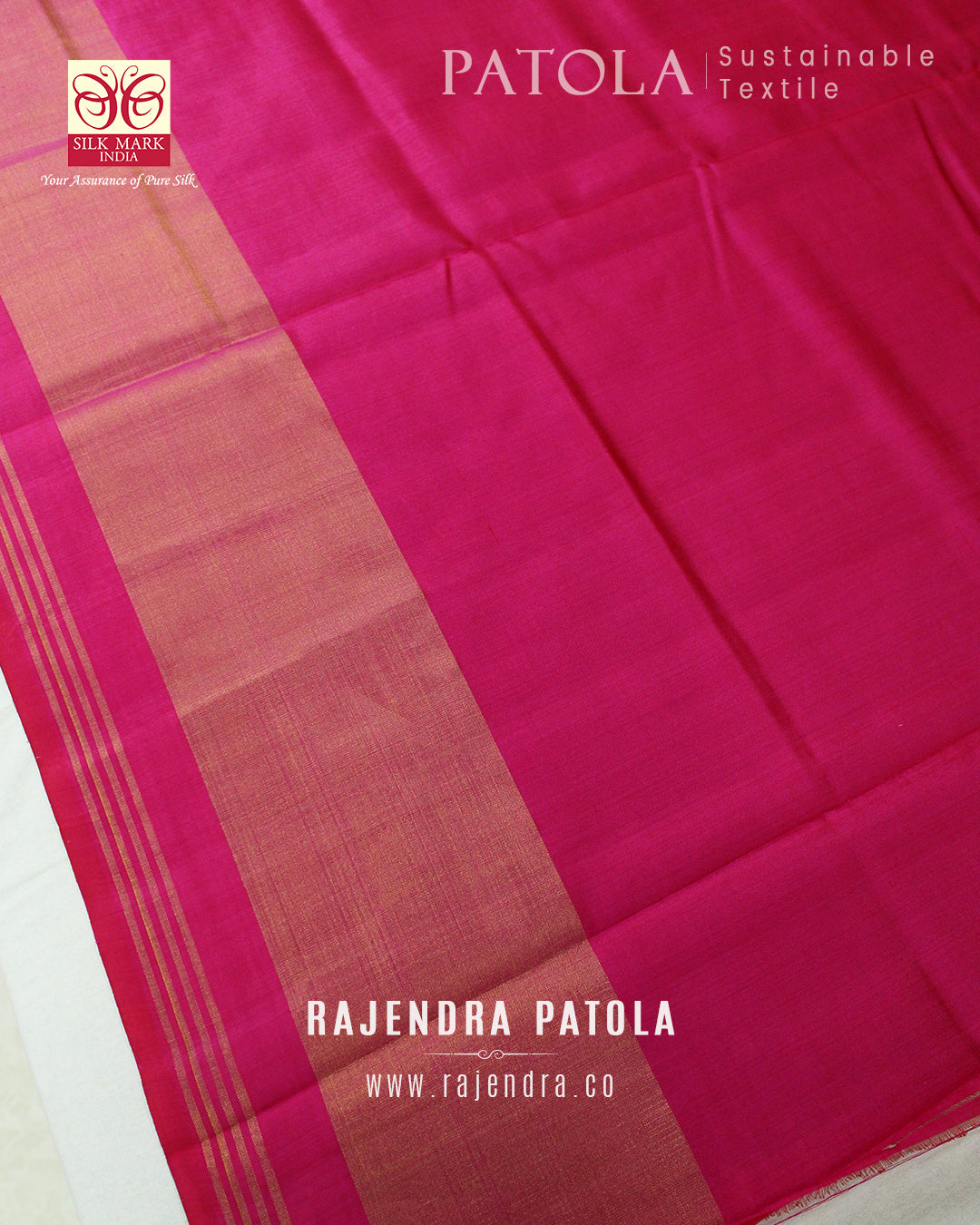 Traditional Bandhani Bhat Single Ikat Rajkot Patola Saree