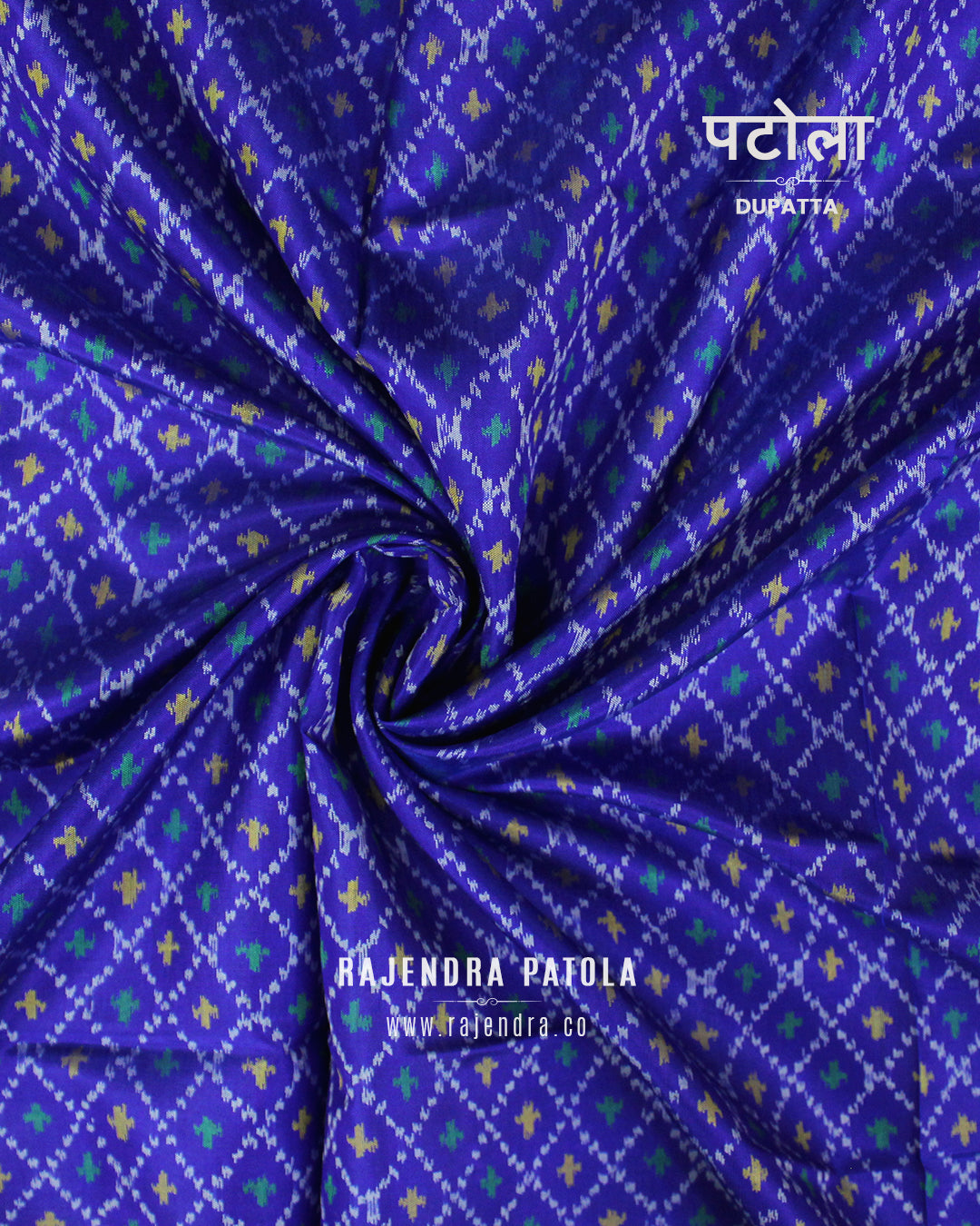 Traditional Sakali Bhat Magenta Rajkot Patola Dupatta