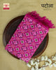 Exclusive Buttonful Pink Single Ikat Rajkot Patola Dupatta