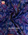 Traditional Chabadi Red Blue Semi Double Ikat Rajkot Patola Dupatta
