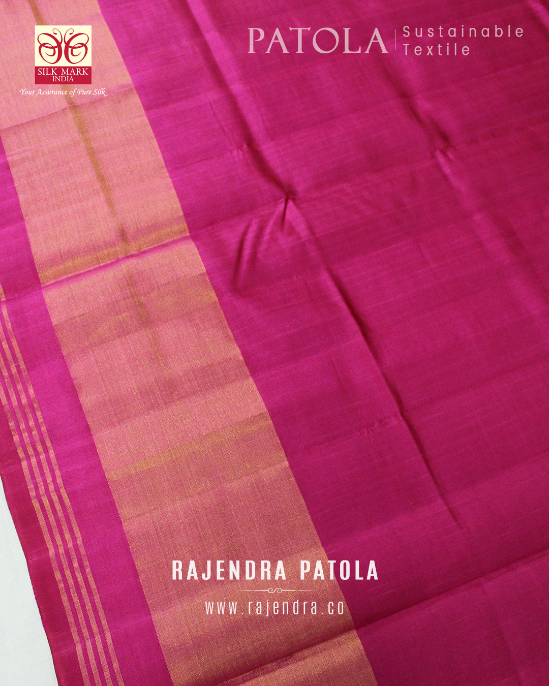 Traditional Panchanda Bhat Single Ikat Rajkot Patola Saree