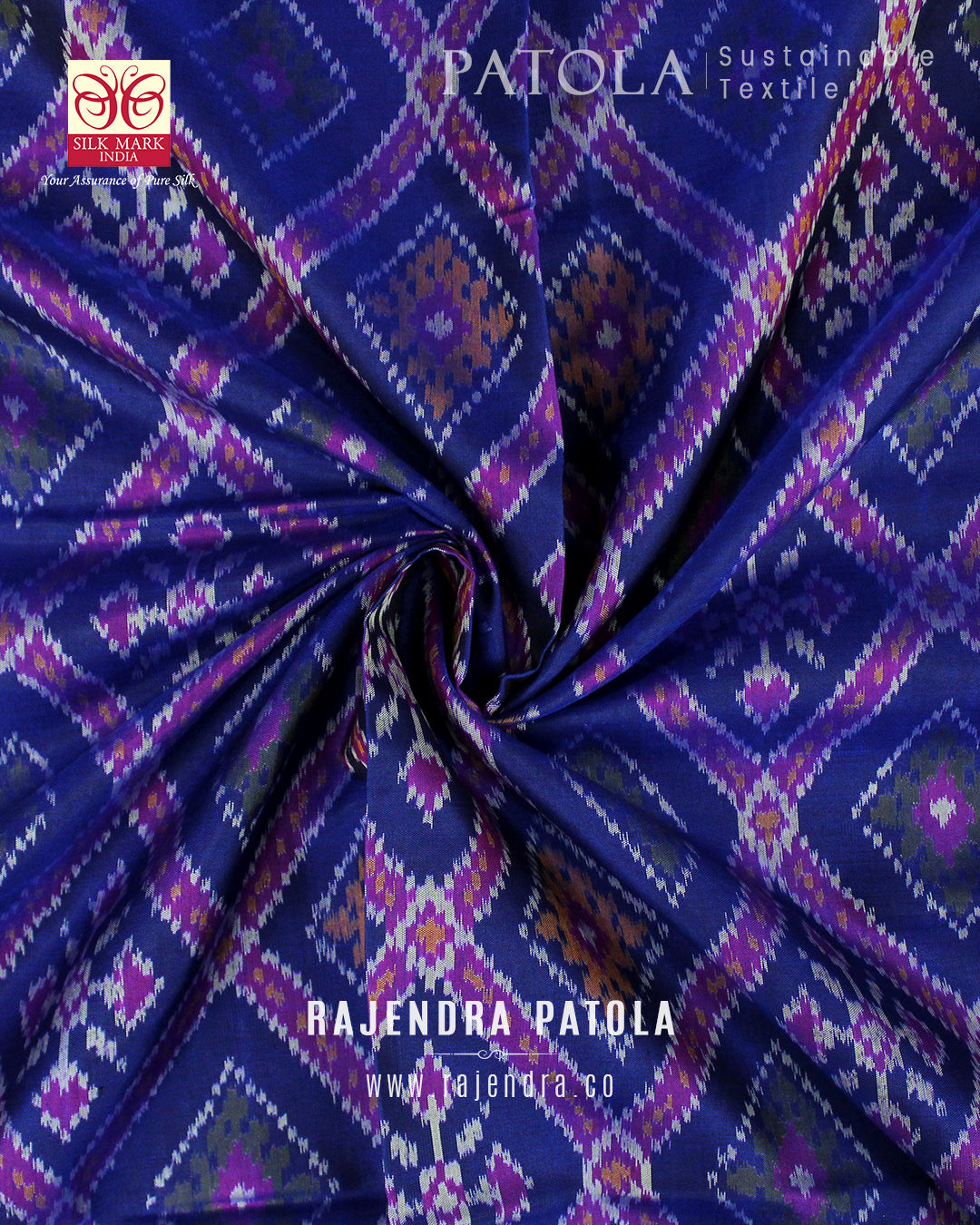 Traditional Chandabhat Single Ikat Rajkot Patola Saree