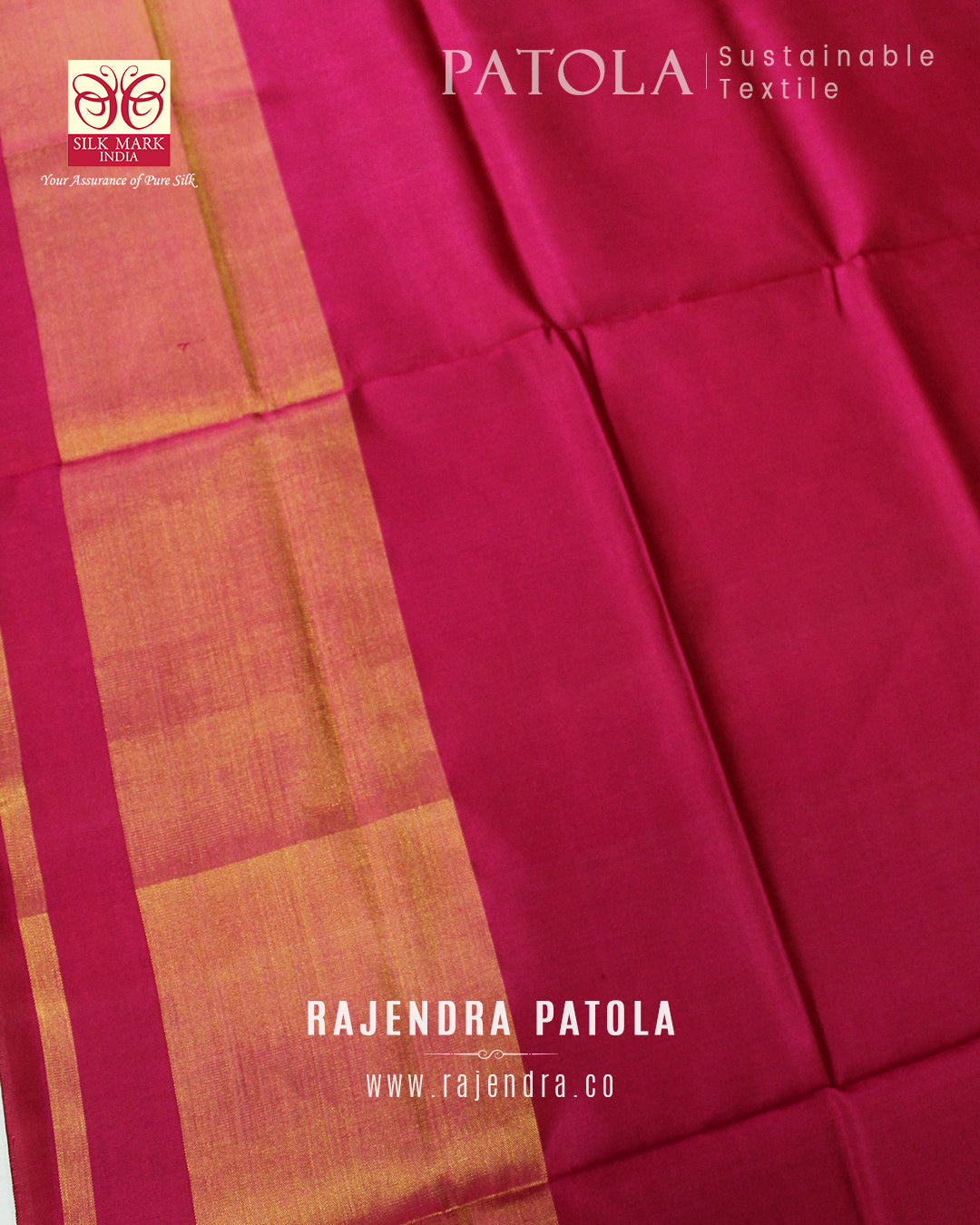 Traditional Chandabhat Single Ikat Rajkot Patola Saree
