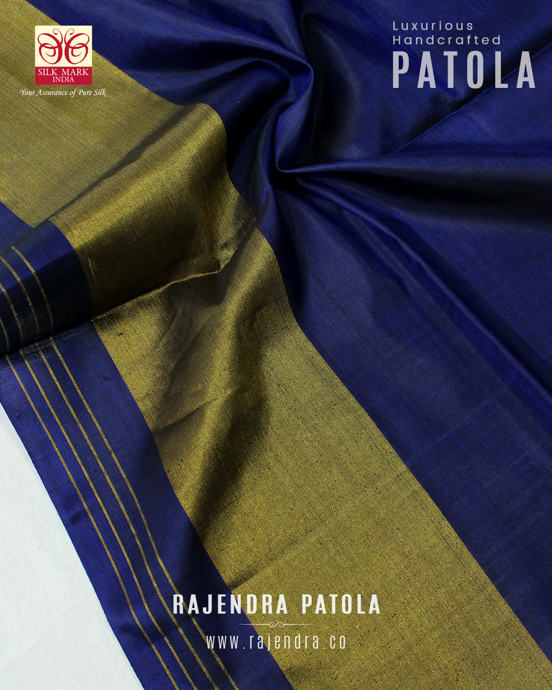 Traditional Elephant Motif Single Ikat Rajkot Patola Saree