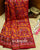 Exclusive Elephant Motif Orange Semi Double Weave Rajkot Patola Saree