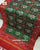 Traditional Chabadi ma Hathi Red Green Semi Double Ikat Rajkot Patola Dupatta