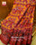 Exclusive Elephant Motif Orange Semi Double Weave Rajkot Patola Saree