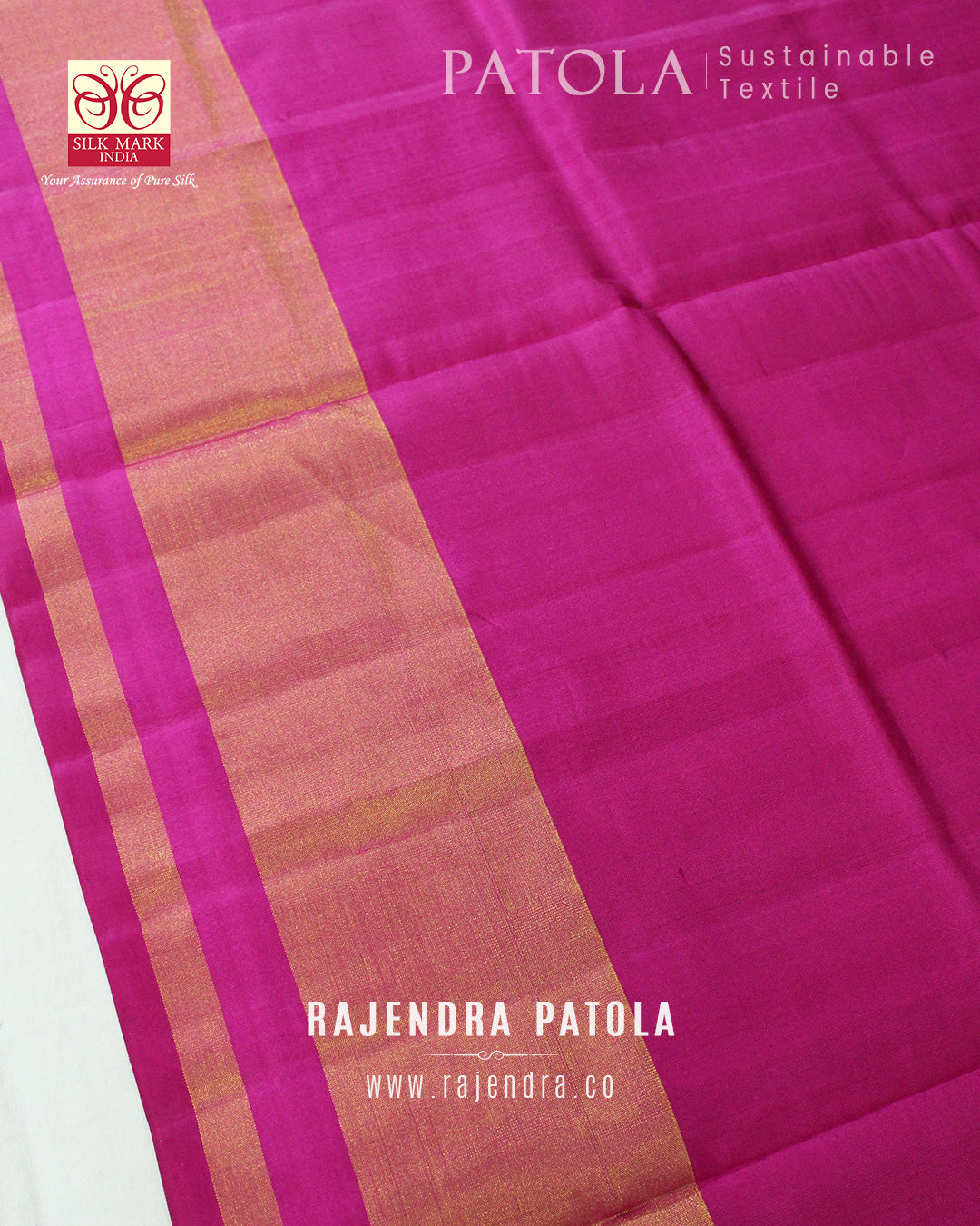 Exclusive Laheriya Bhat Single Ikat Rajkot Patola Saree