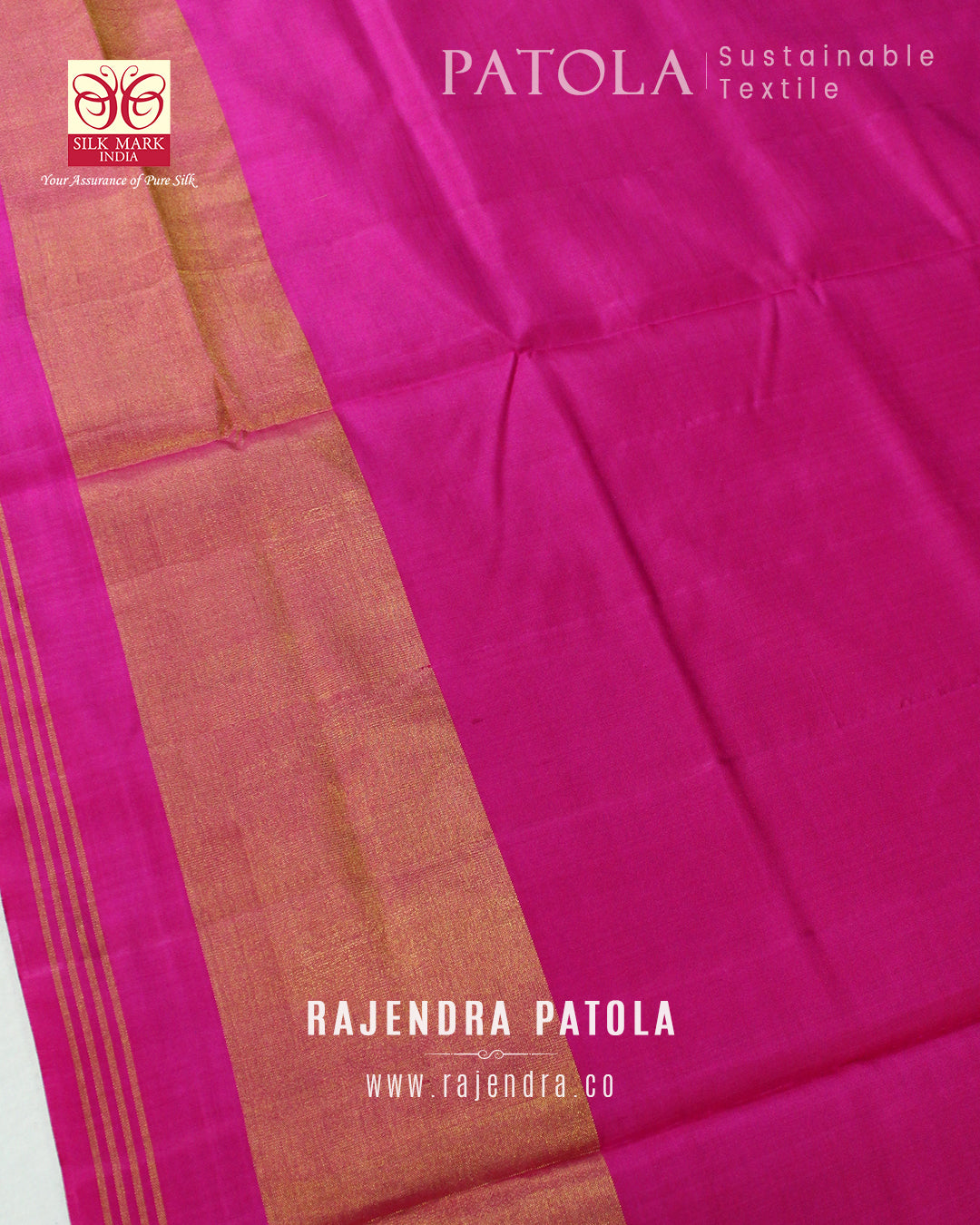 Traditional Hathi Popat Single Ikat Rajkot Patola Saree