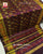Traditional Hathi Popat Bhat Single Ikat Rajkot Patola Saree