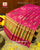 Traditional Hathi Popat Pink Single Ikat Rajkot Patola Saree