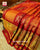 Traditional Hathi Popat Red Orange Rajkot Patola Saree