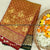 Handwoven Hathi Popat Skirt Border Ganga Jamna Rajkot Patola Saree