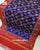 Traditional Red and Blue Laheriya Hathi Popat Semi Double Ikat Rajkot Patola Dupatta