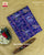 Traditional Nari Kunj Royal Blue and Red Semi Double Ikat Rajkot Patola Dupatta