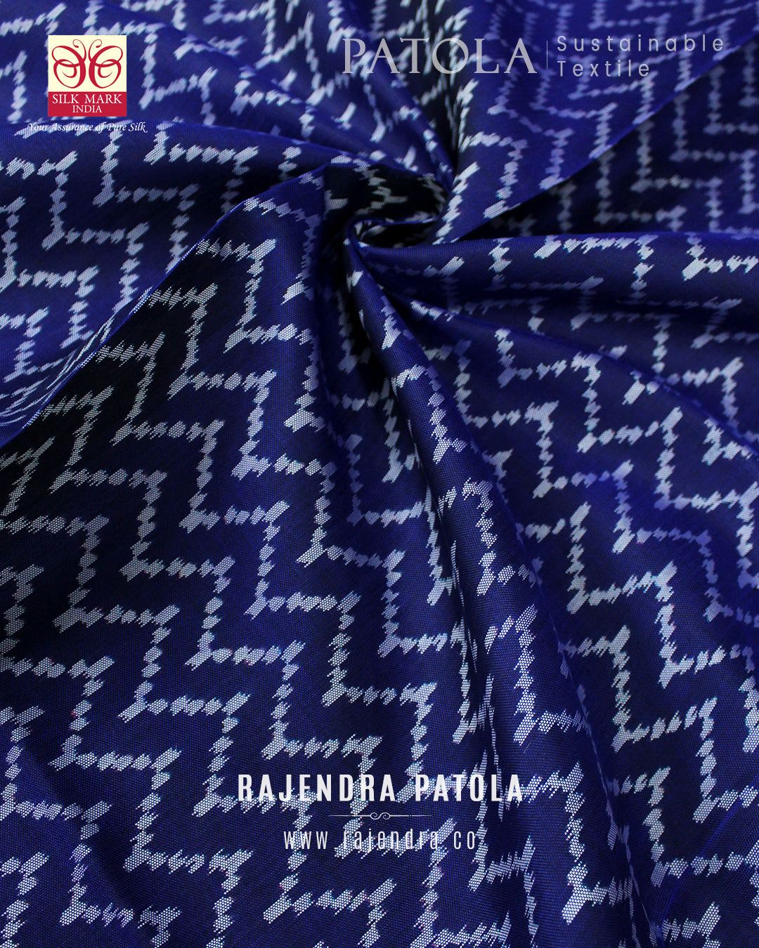 Exclusive Laheriya Bhat Semi Double Weave Rajkot Patola Dupatta