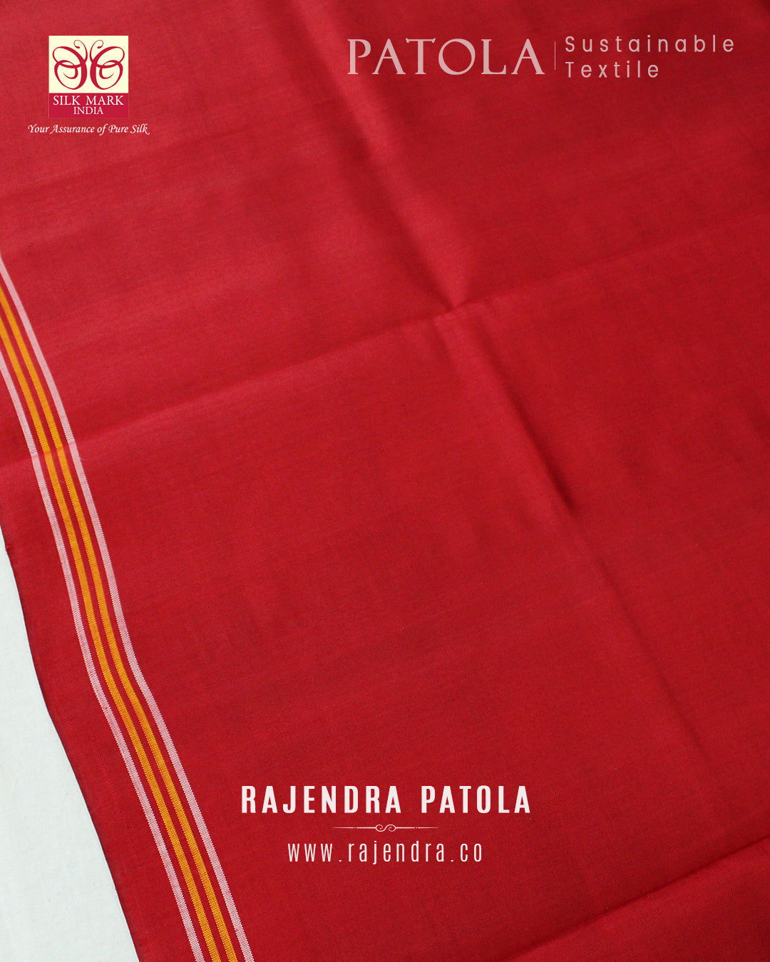 Exclusive Laheriya Bhat Semi Double Weave Rajkot Patola Saree