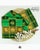 Traditional Hathi Popat Green Zari Checks Rajkot Patola Saree