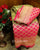 Traditional Rani Pink and Sheen Green Banarasi Bandhani Saree