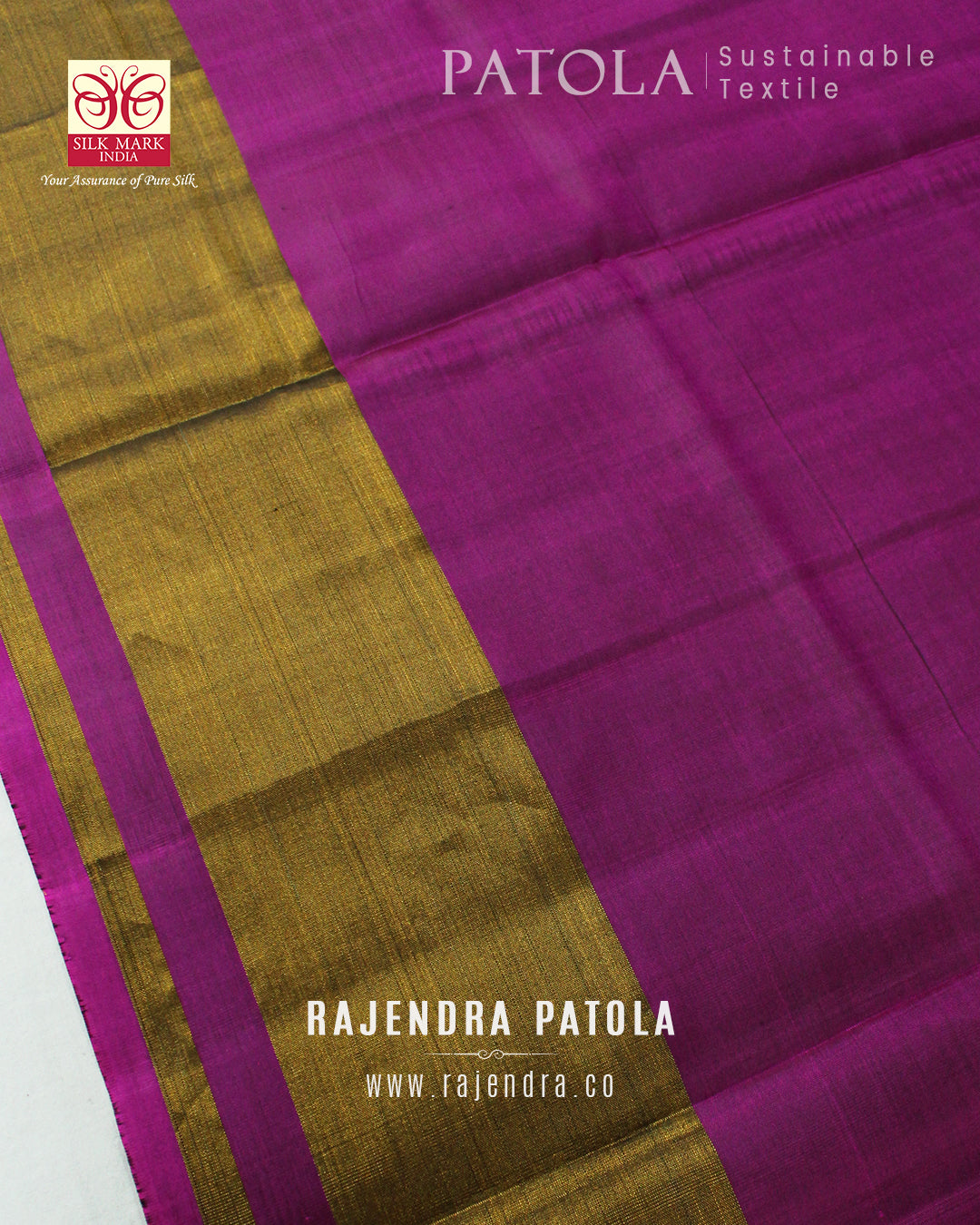 Exclusive Nari Kunjar Bhat Single Ikat Rajkot Patola Saree