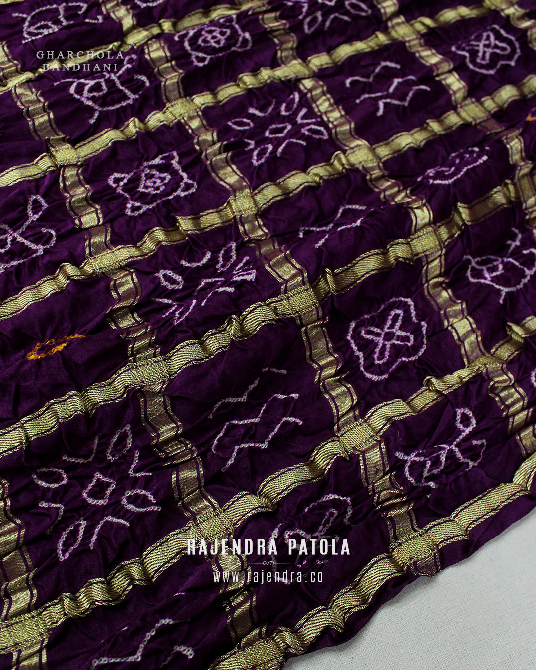 Traditional Gharchola Pure Gaji Silk Bandhani Saree