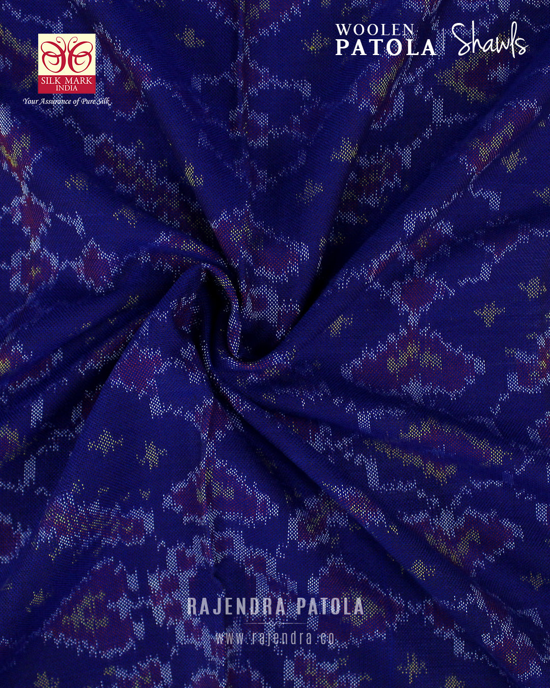 Handwoven Manekchowk Bhat Woolen Patola Shawls