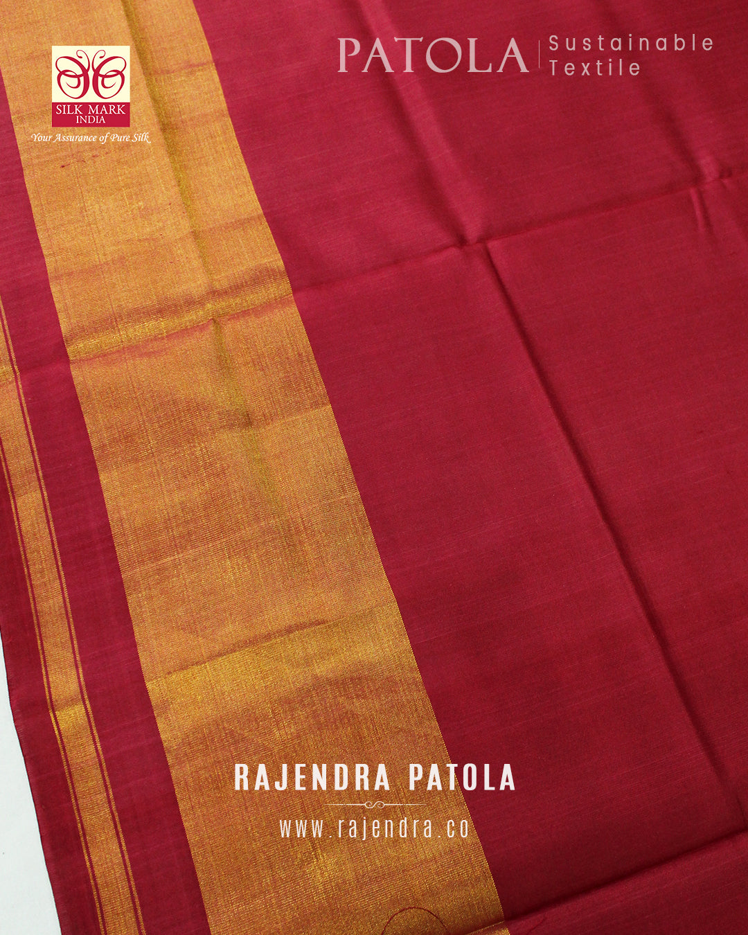 Traditional Manekchowk Bhat Single Ikat Rajkot Patola Saree