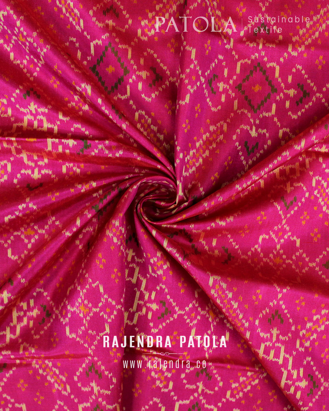 Traditional Manekchowk Bhat Rajkot Patola Saree