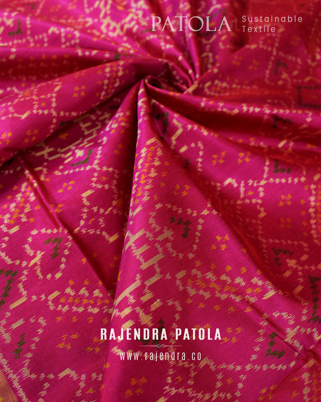 Traditional Manekchowk Bhat Rajkot Patola Saree