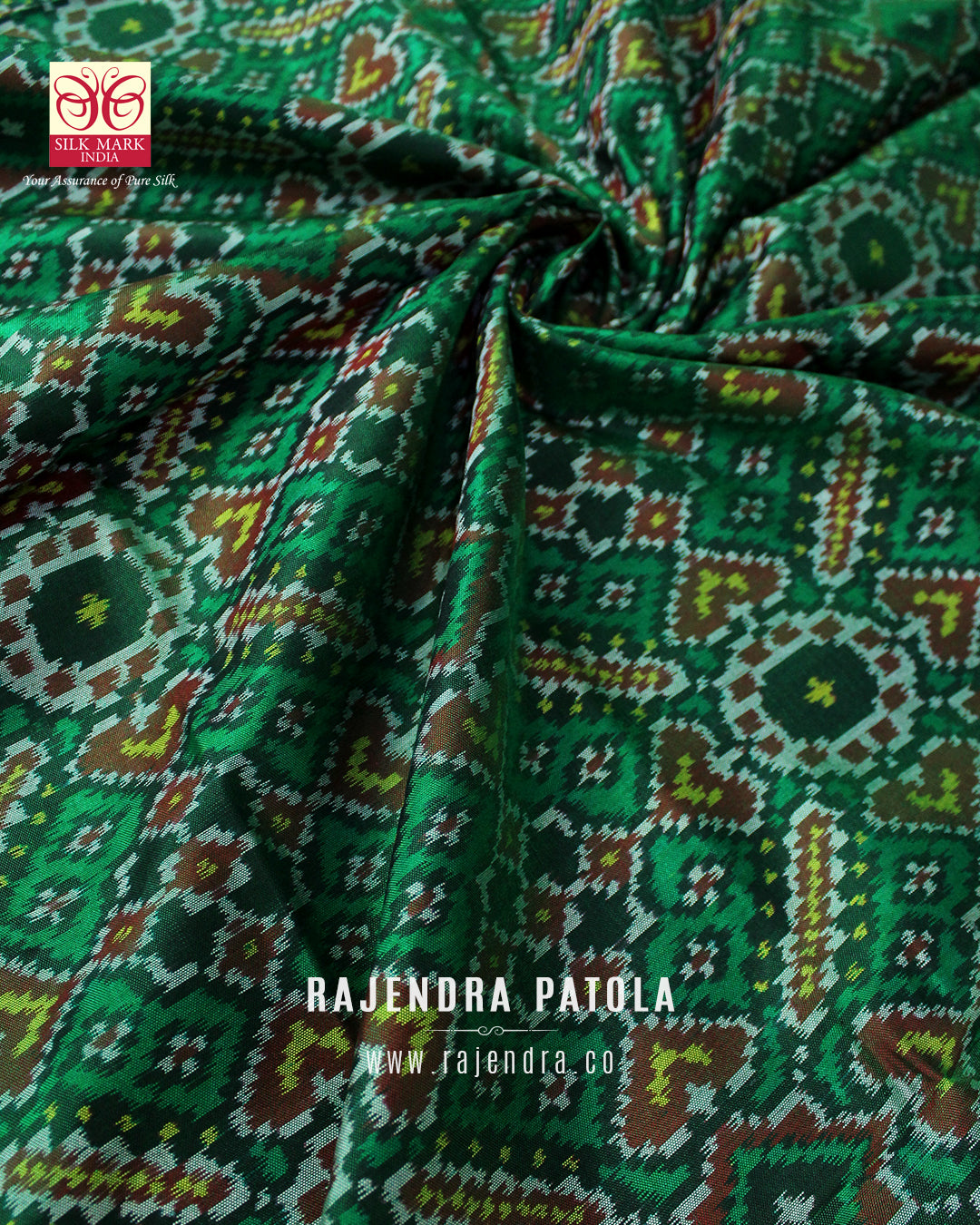 Exclusive Kadva Zari Palav Manekchowk Rajkot Patola Saree