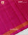 Traditional Manekchowk Design Rani Magenta Semi Double Weave Rajkot Patola Saree