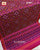 Traditional Manekchowk Design Rani Magenta Semi Double Weave Rajkot Patola Saree