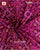 Traditional Manekchowk Design Rani Magenta Semi Double Weave Rajkot Patola Saree