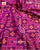 Traditional Manekchowk Design Rani Magenta Semi Double Weave Rajkot Patola Saree
