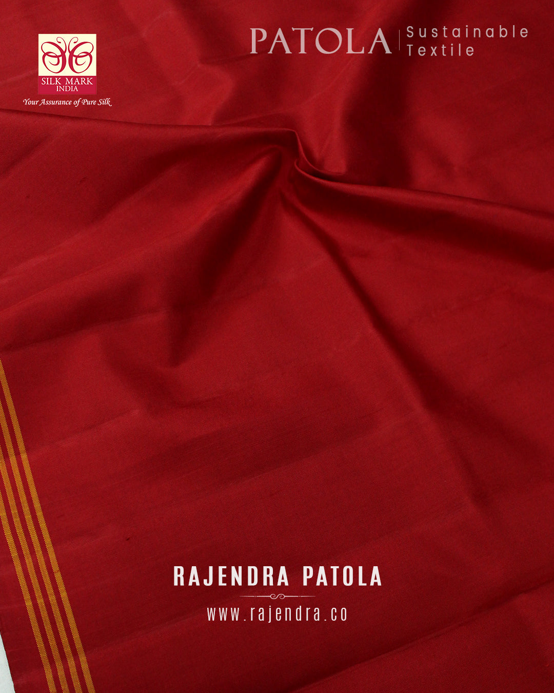 Traditional Navratna Bhat Semi Double Weave Rajkot Patola Saree