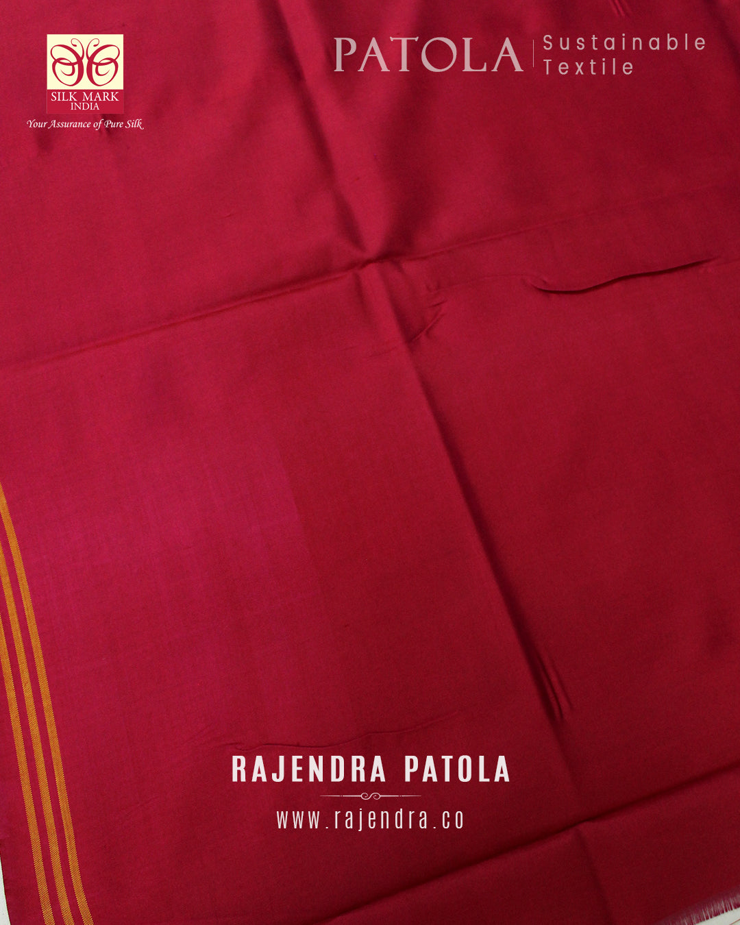 Traditional Navratna Semi Double Weave Rajkot Patola Saree