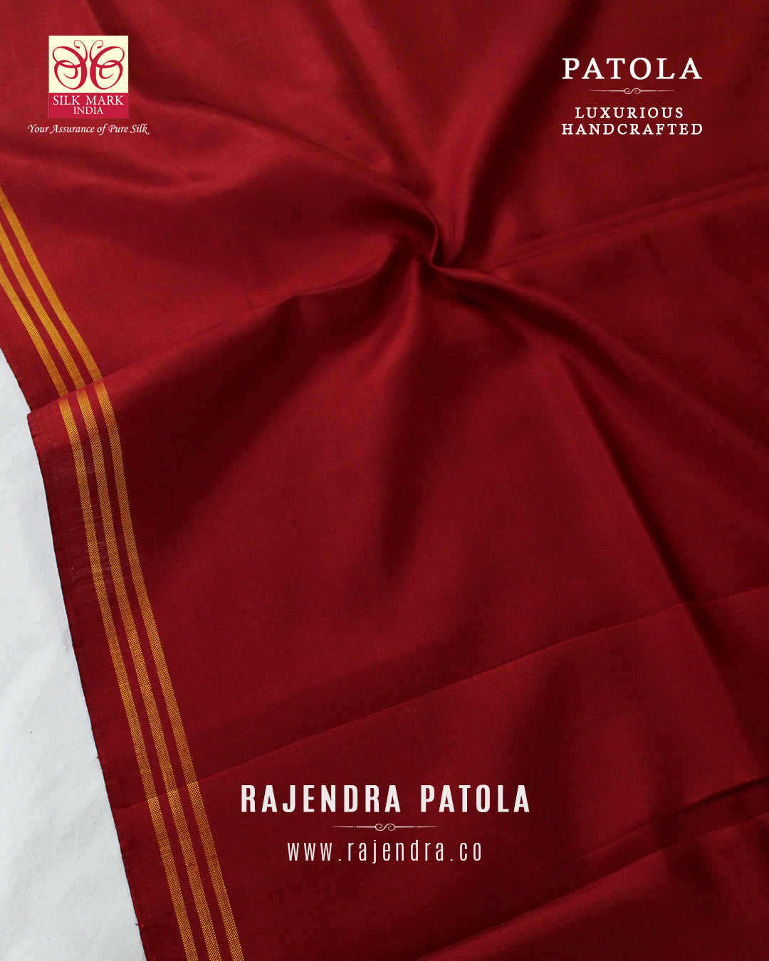 Exclusive Navratna Semi Double Weave Rajkot Patola Saree